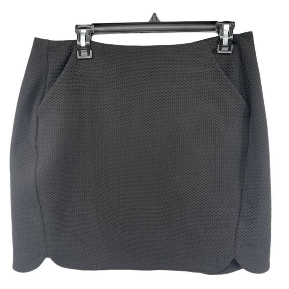 LC Lauren Conrad Women’s Black Textured Pocket Full Skirt Size 16 - Picture 1 of 9